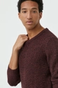 bordowy Produkt by Jack & Jones sweter