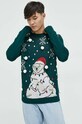 Produkt by Jack & Jones sweter pozostałe zielony 12218692.PonderosaP