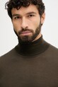 BOSS sweter wełniany zielony 50468262