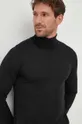 μαύρο Μάλλινο πουλόβερ BOSS
