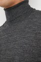 BOSS sweter wełniany 50468262 szary