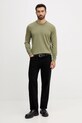 BOSS pulover de lana 50476364 verde AW25