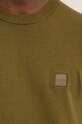 Pulover s dodatkom kašmira BOSS BOSS CASUAL 50471343 zelena