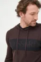 brązowy Trussardi sweter z domieszką wełny
