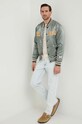Bruuns Bazaar sweter wełniany BBM1220 beżowy AW24