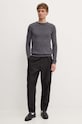 Вовняний светр Bruuns Bazaar BBM1220 сірий AW24