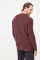 Odzież Sisley sweter bawełniany 10C1S100L.1H8 bordowy