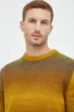 żółty Sisley sweter wełniany