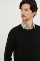 Sisley pulover negru 10F2S1C78.100.