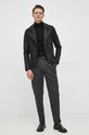 Lindbergh pulover 30.80094.BLACK negru AW22