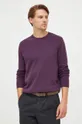 fialová Bavlnený sveter GAP