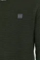 Βαμβακερό πουλόβερ Solid 21106094.190509 πράσινο