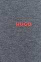γκρί Βαμβακερή μπλούζα με μακριά μανίκια HUGO