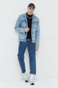 HUGO pulover de lana 50474173 negru AW24