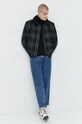 HUGO sweter wełniany 50474174 czarny AW24