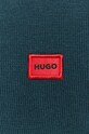 HUGO pamut pulóver 50475083 zöld
