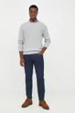 Bavlnený sveter Polo Ralph Lauren sivá
