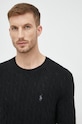 Μάλλινο πουλόβερ Polo Ralph Lauren μαύρο 710876762001