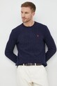 Îmbrăcăminte Polo Ralph Lauren pulover de lână 710876762002 bleumarin