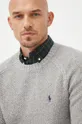 szürke Polo Ralph Lauren gyapjú pulóver