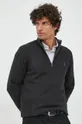 siva Bombažen pulover Polo Ralph Lauren Moški