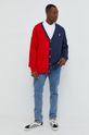 Tommy Jeans cardigan din bumbac multicolor