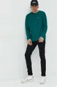 Tommy Jeans sweter bawełniany zielony