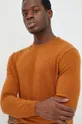 pomarańczowy United Colors of Benetton sweter wełniany
