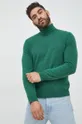 πράσινο Μάλλινο πουλόβερ United Colors of Benetton Ανδρικά