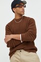 Abercrombie & Fitch sweter bawełniany KI120.1631.400 brązowy AW22