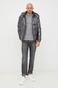 Lyle & Scott pulover din amestec de lana KN732V.T28 gri AW22