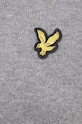 Пуловер с вълна Lyle & Scott KN401VC.T28 сив