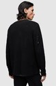 AllSaints sweter z domieszką wełny DISORDER CREW czarny MK027X