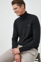 negru Gant pulover din amestec de lana