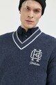 Hollister Co. sweter KI320.2718.202 granatowy