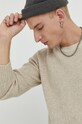 Abercrombie & Fitch sweter beżowy KI120.1114.178