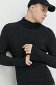Abercrombie & Fitch pulover din amestec de lana KI120.1151.900 negru