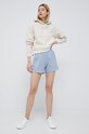 Bombažne kratke hlače Calvin Klein Jeans J20J218964.9BYY modra AW22