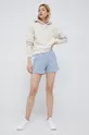 Calvin Klein Jeans pamut rövidnadrág kék