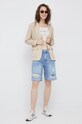 Jeans kratke hlače Calvin Klein Jeans J20J219198.9BYY modra AW22