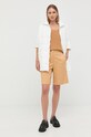 Patrizia Pepe szorty 8P0470.A403 beżowy AW22