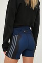 Îmbrăcăminte adidas Performance pantaloni scurți de alergare Marimekko HH7318 bleumarin