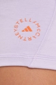 fialová Tréningové šortky adidas by Stella McCartney