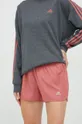 roza Kratke hlače za trčanje adidas Performance Ženski