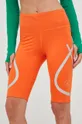 oranžová Bežecké šortky adidas by Stella McCartney Dámsky