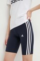 Къс панталон adidas еластичен тъмносин HF5955