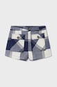 Mayoral szorty bawełniane dziecięce 7205.8B.JUNIOR niebieski AW22