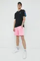 Βαμβακερό σορτσάκι adidas Originals ροζ