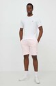 Lacoste pantaloncini GH9627 rosa SS25