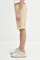 Lacoste szorty dresowe z bawełną męskie GH9627 beżowy SS26